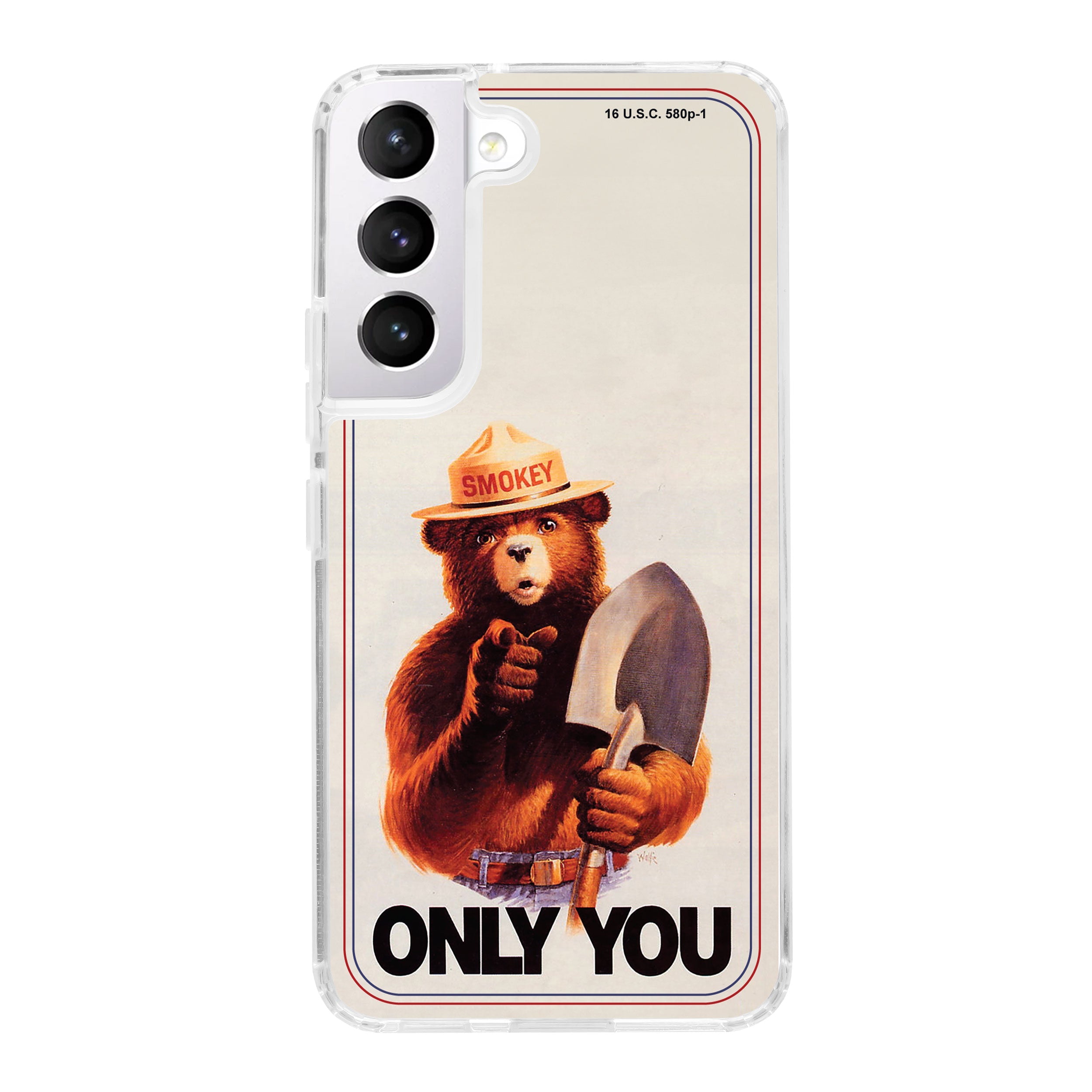 Smokey Bear Classic HD Samsung Galaxy S22 Phone Case