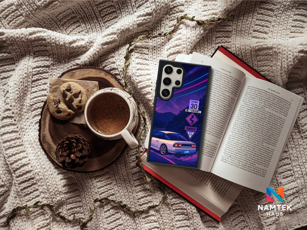 JDM Midnight Drift とうげ iPhone & Samsung Phone Case