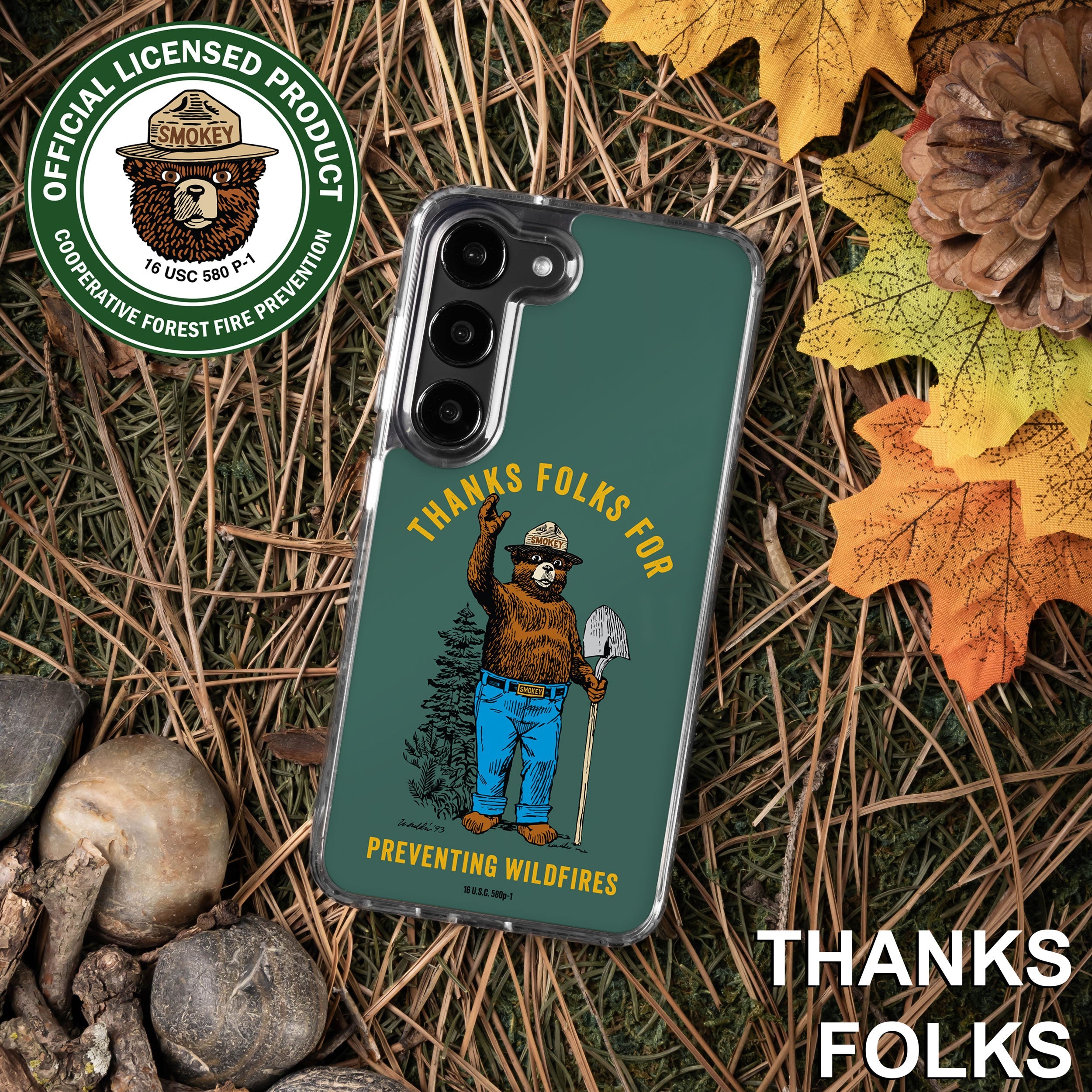 Smokey Bear Classic HD Samsung Galaxy S21 Phone Case