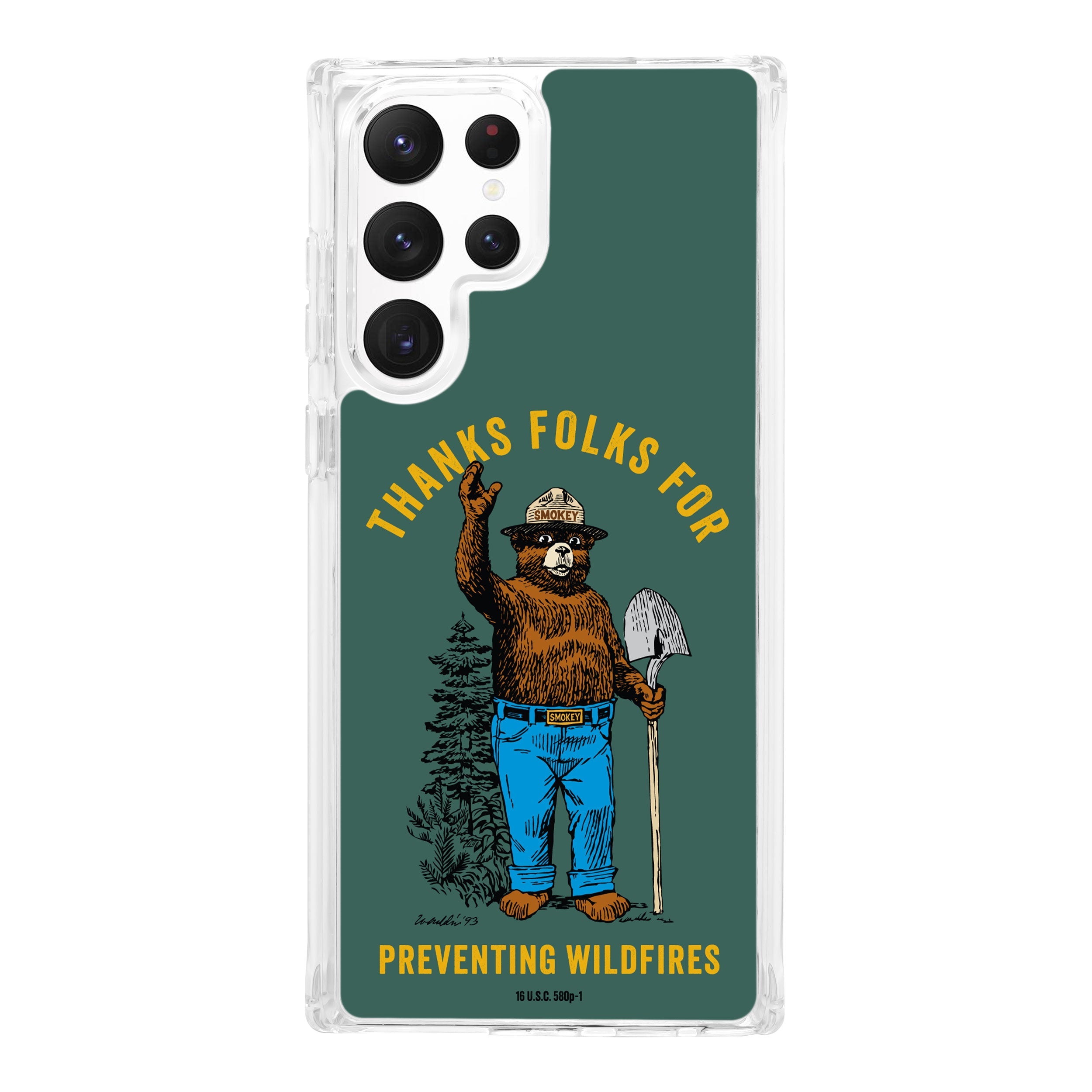 Smokey Bear Classic HD Samsung Galaxy S21 Phone Case