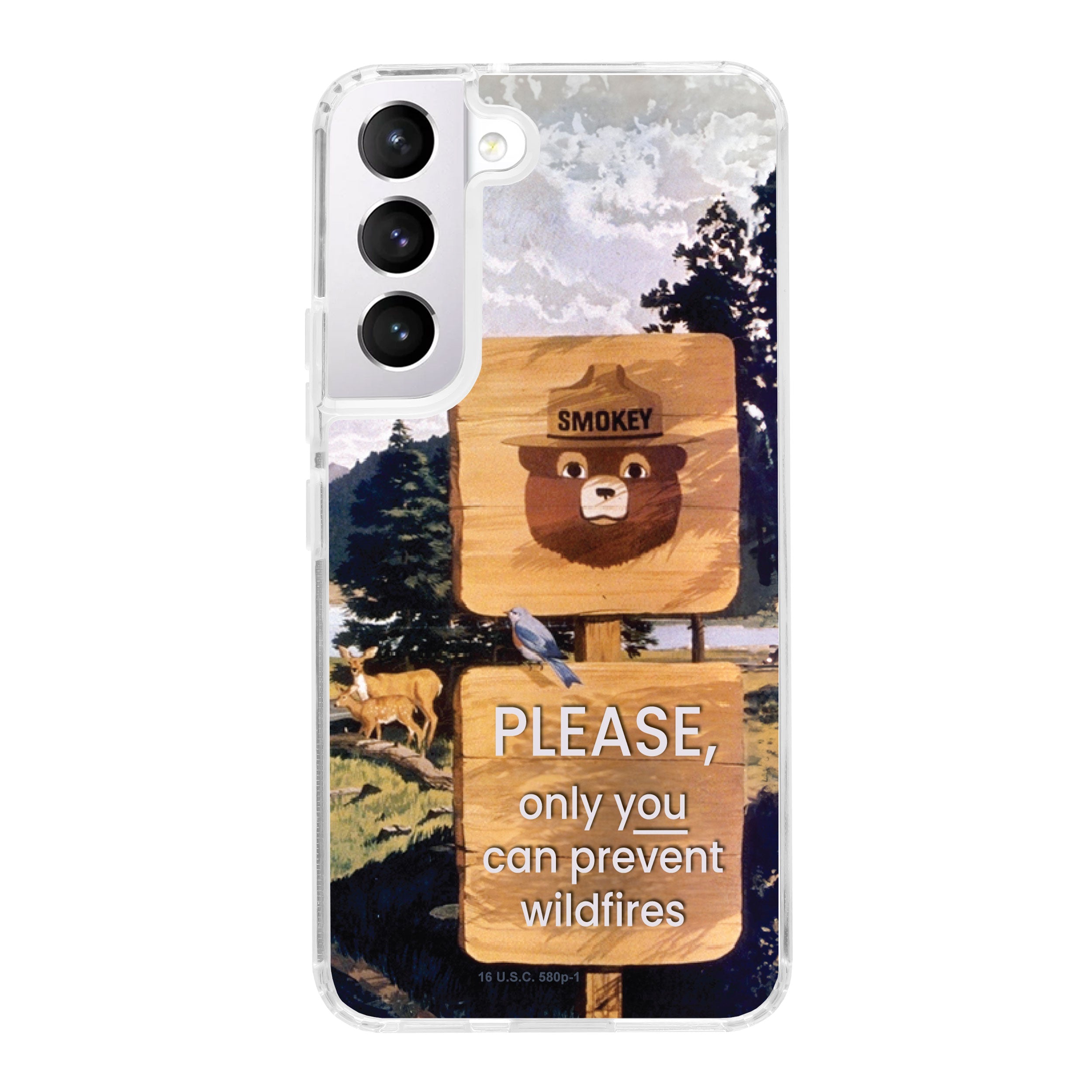Smokey Bear Classic HD Samsung Galaxy S22 Phone Case