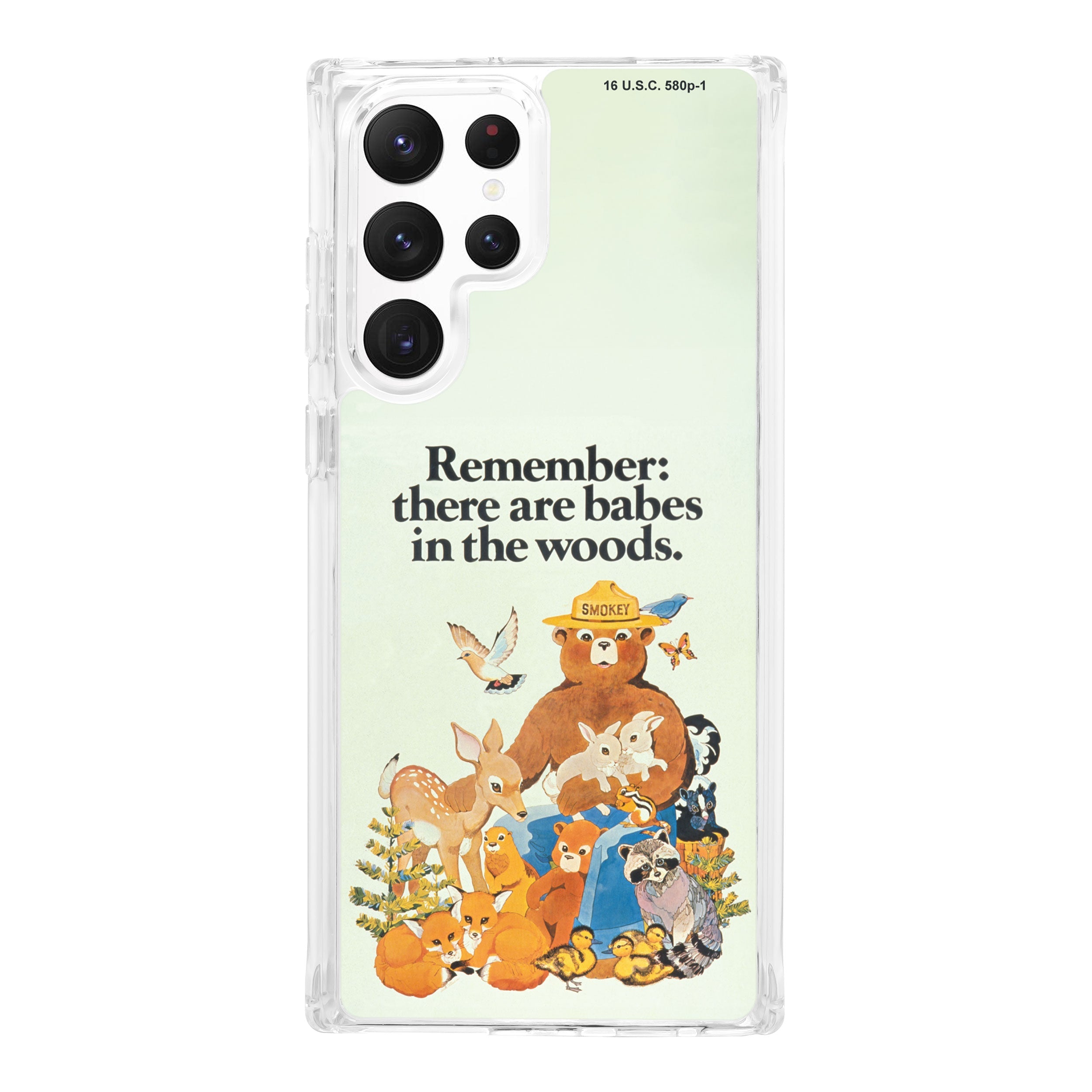 Smokey Bear Classic HD Samsung Galaxy S22 Phone Case