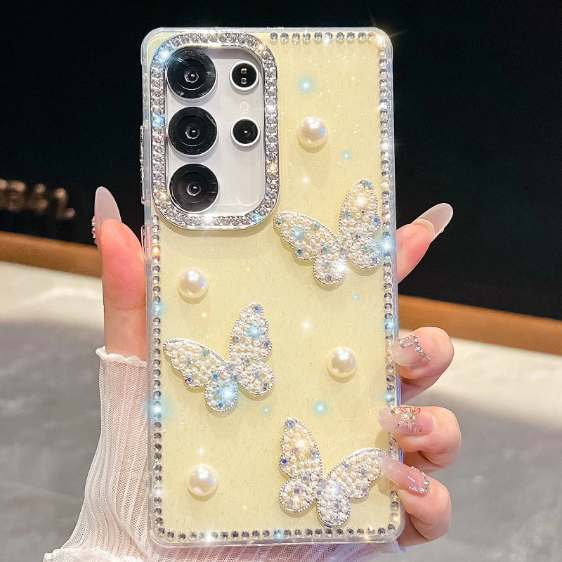 Coquette Pearls & Butterflies Samsung Phone Case