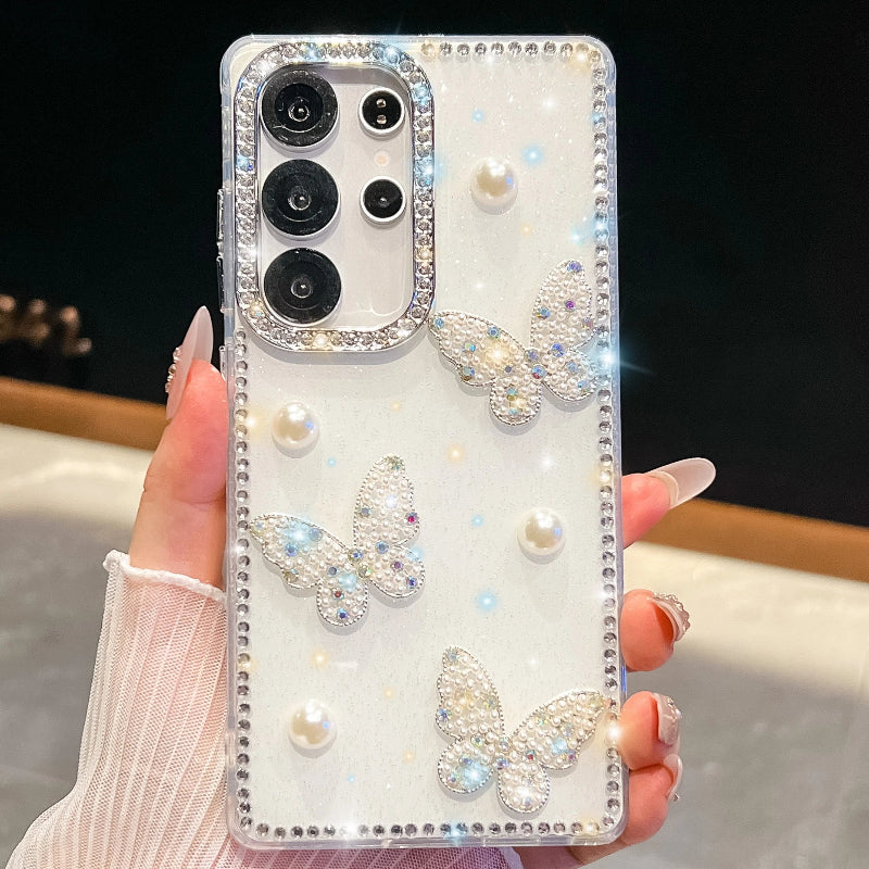 Coquette Pearls & Butterflies Samsung Phone Case