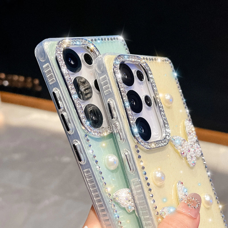 Coquette Pearls & Butterflies Samsung Phone Case